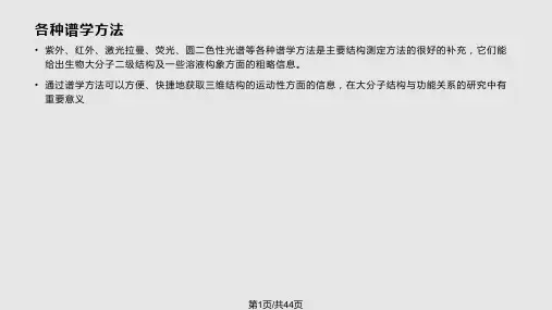 结构生物学的研究方法PPT课件