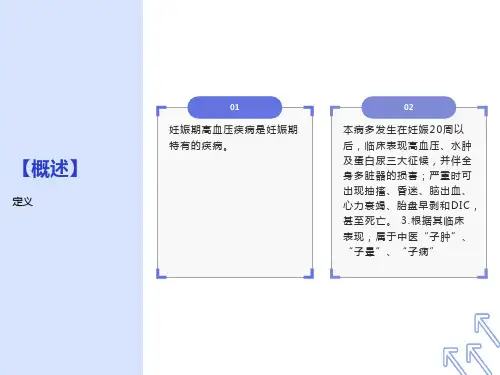 妊娠高血压综合征ppt