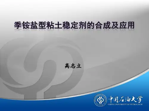 季铵盐粘土稳定剂