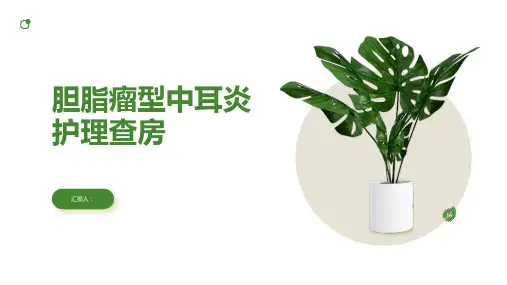 胆脂瘤型中耳炎护理查房PPT