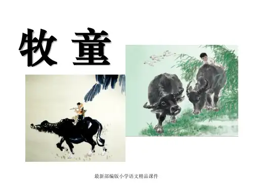 最新部编版小学五年级下册语文精品课件《牧童》