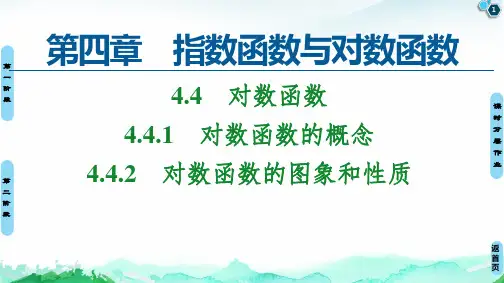对数函数的图象和性质PPT