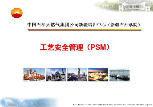 工艺安全管理PSM