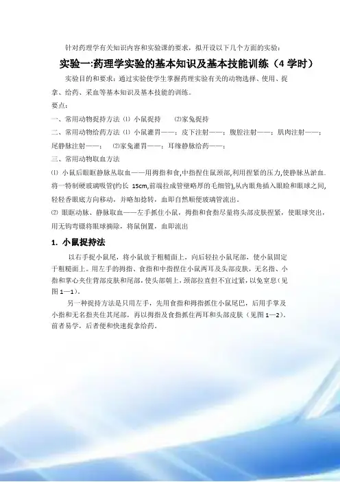 药理学实验