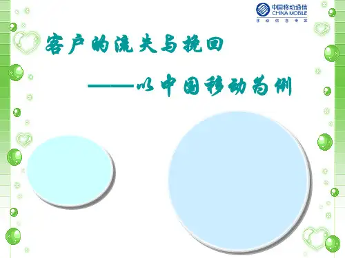 移动流失与挽回—顾客关系管理案例