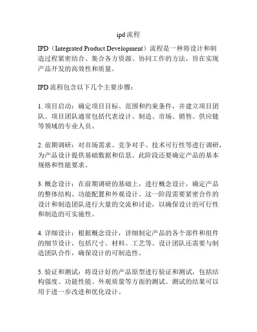 ipd流程