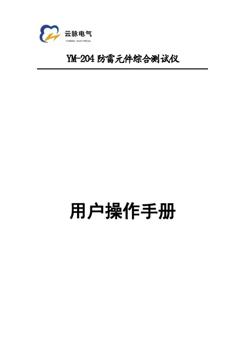 YM-204防雷元件综合测试仪