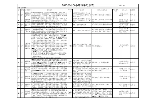 小改小革