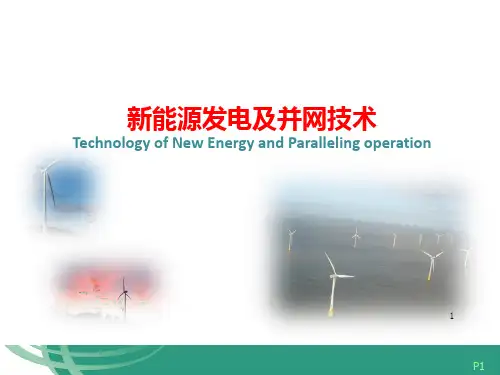 新能源发电及并网技术(风电光伏核电)PPT课件