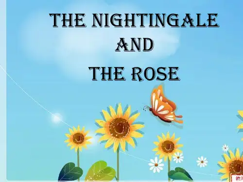 现代大学英语 第二版 Unit 5  The Nightingale and the rose