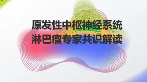 原发性中枢神经系统淋巴瘤专家共识解读2024课件