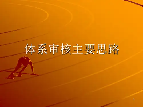 标准审核要点ppt课件