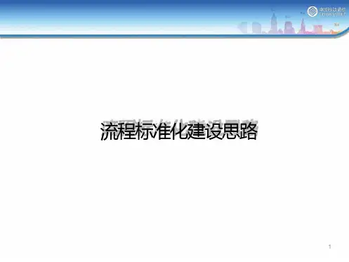 流程标准化建设思路 PPT课件