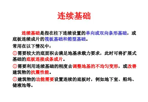 条形基础