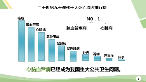 关注心血管健康 PPT课件