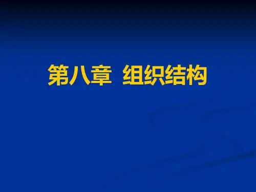 08第八章组织结构