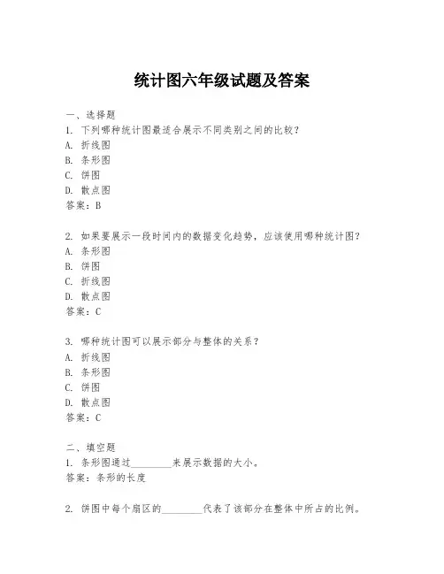 统计图六年级试题及答案
