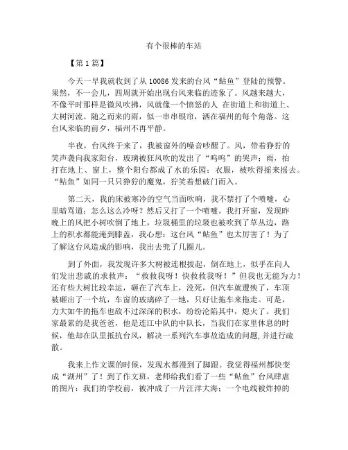 优秀作文台风来了