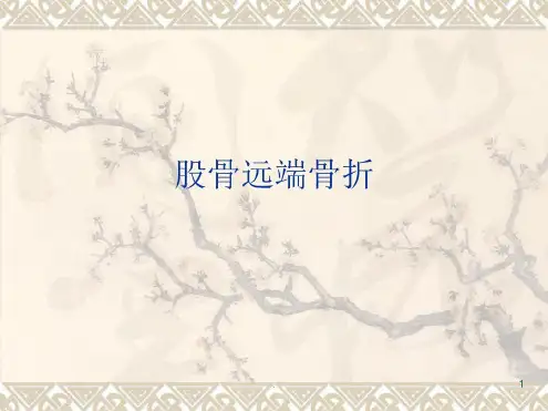 股骨远端骨折演示-2022年学习材料