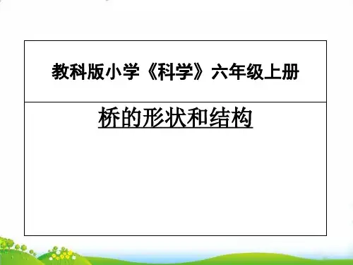 【教科版】教材《桥的形状和结构》PPT-课件下载1