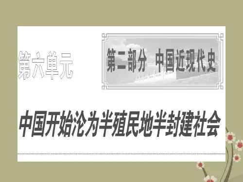 高考历史一轮复习精品  《两次鸦片战争与新思潮的萌发》课件 新人教版