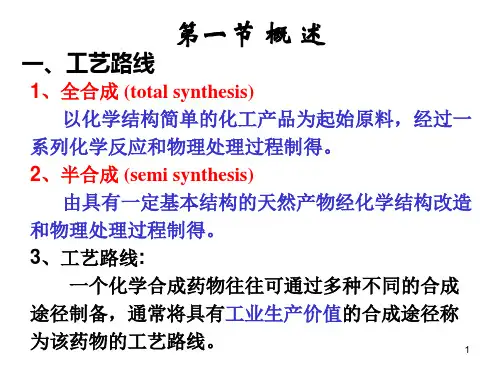 化学制药工艺学第2章全解ppt课件