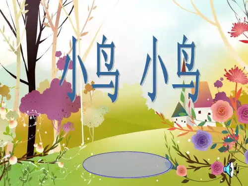 小鸟小鸟 ppt课件