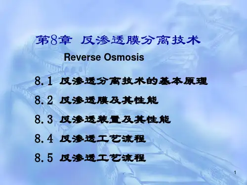 反渗透技术ppt课件