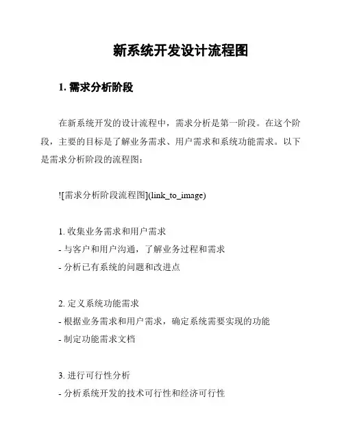 新系统开发设计流程图