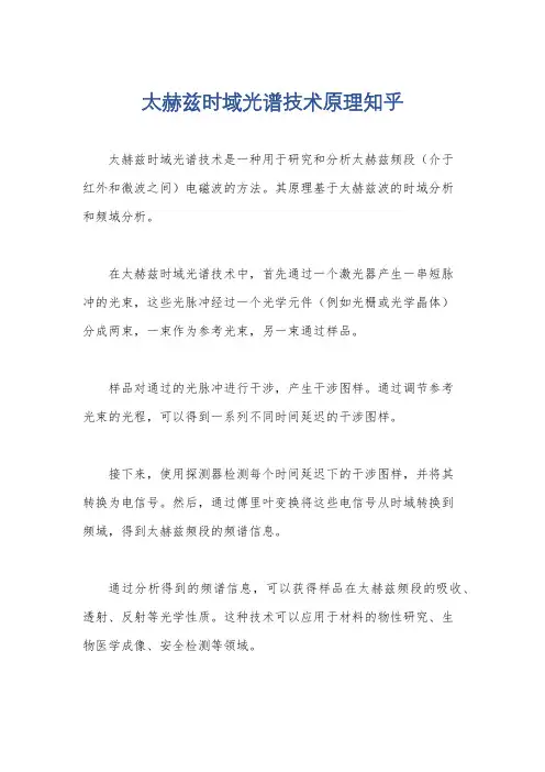 太赫兹时域光谱技术原理知乎