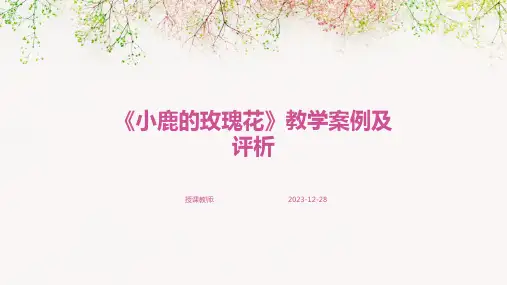 《小鹿的玫瑰花》教学案例及评析