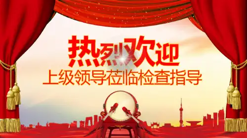 上级领导莅临检查指导PPT模板
