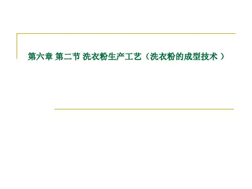 23 洗衣粉生产工艺