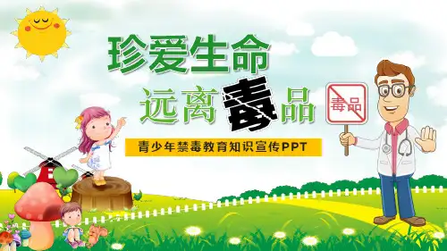 珍爱生命远离毒品青少年禁毒教育知识宣传PPT课件
