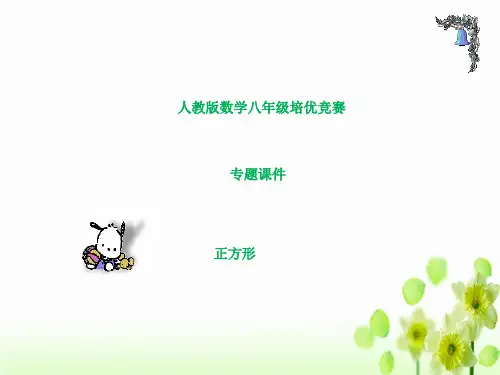 人教版数学八年级培优竞赛 正方形 专题课件
