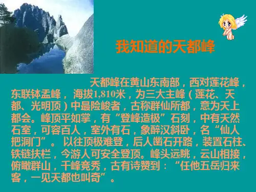 三年级语文爬天都峰2(PPT)3-1
