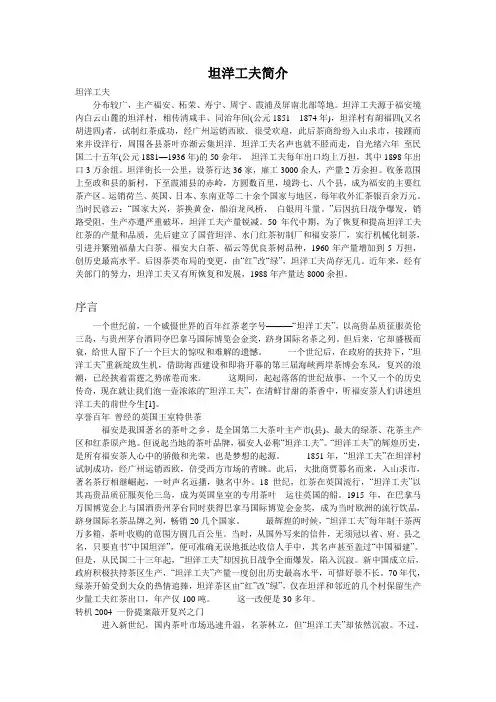 坦洋工夫简介