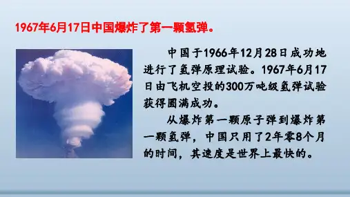 七年级语文下册第一单元1《邓稼先》