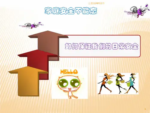 家庭安全不能忘家庭安全教育ppt课件
