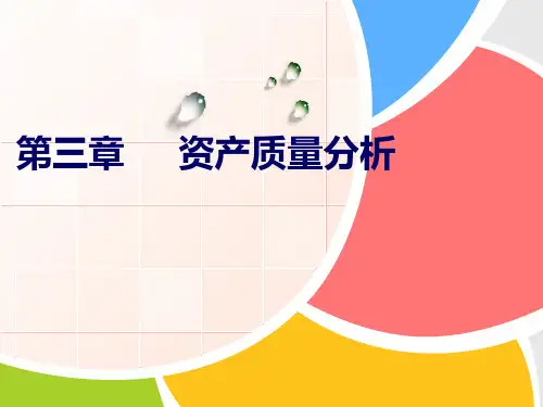 第三章-资产质量分析