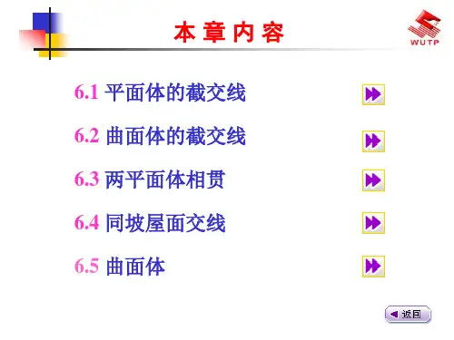 第三章截交线和相贯线ppt课件