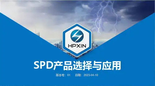 【PPT】SPD的分类、选择与应用