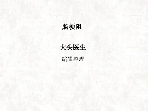肠梗阻