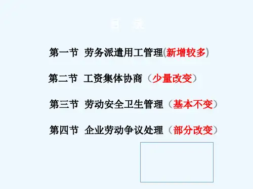 企业人力资源管理师二级第三版认证考试第六章劳动关系管理课件