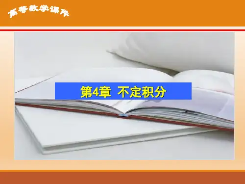 4.不定积分。PPT