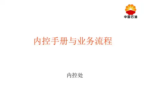 内控手册与业务流程(ppt文档)
