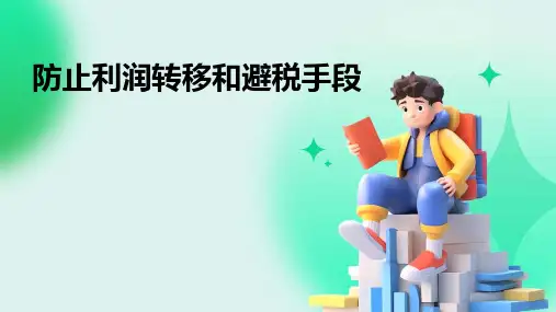 防止利润转移和避税手段