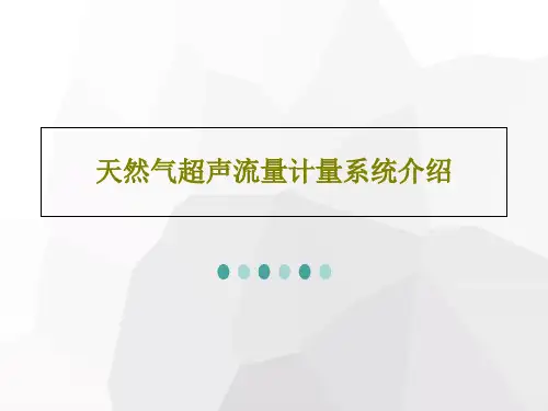 天然气超声流量计量系统介绍共40页文档