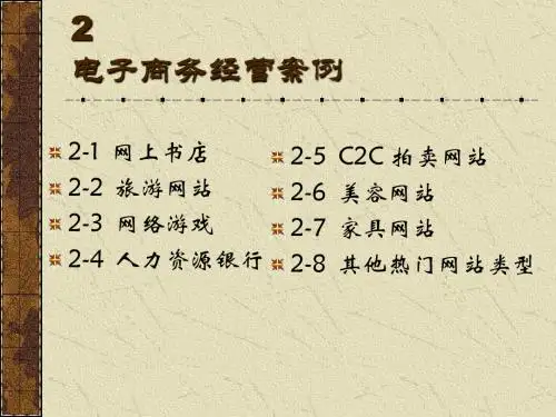 电子商务实务电子教案电子课件第2章