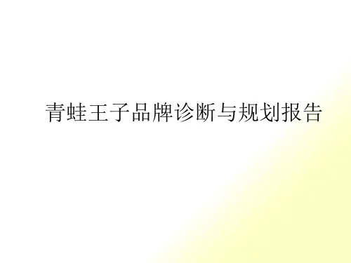 营销资料-青蛙王子品牌诊断与规划报告